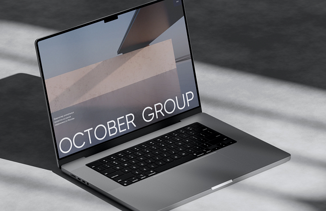 Знакомьтесь, OCTOBER GROUP! Новое прочтение сайта