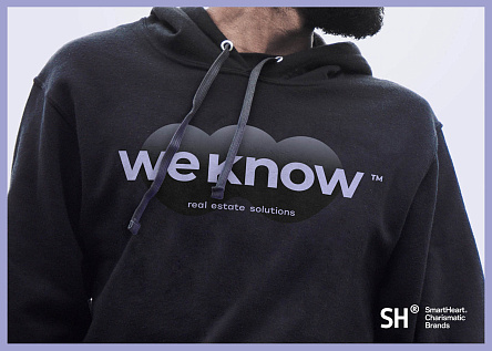 Бренд для ведущего риэлторского агентства WE KNOW