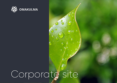 Корпоративный эко-сайт для ГК «Омакульма»