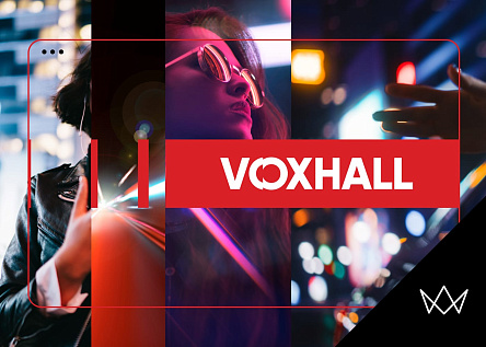 Динамичный и яркий сайт VOXHALL