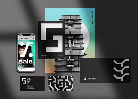 Космическая айдентика для ТРЦ «Гравитация»