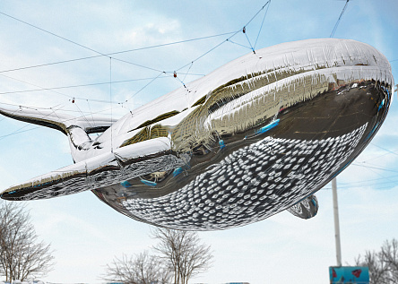 Инсталляция «Кит» к проведению Международного арктического форума 2025